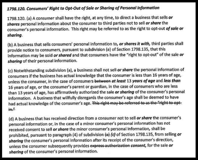 CCPA law text, the California Privacy Rights Act (CPRA) - Cookiebot